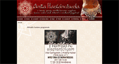 Desktop Screenshot of anita-hastanc.hu